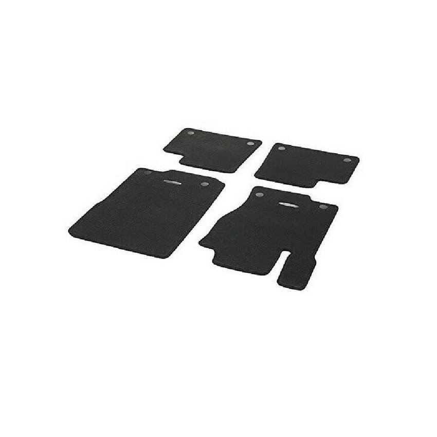 Mercedes Floor Mat Set - Front and Rear (Carpet) (Grey) 1666804102687M31